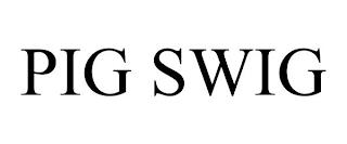 PIG SWIG trademark