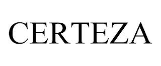 CERTEZA trademark