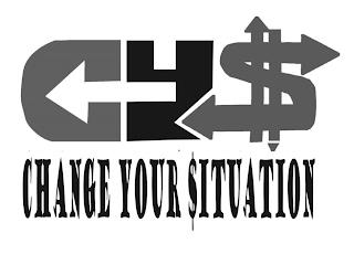 CY$ CHANGE YOUR $ITUATION trademark