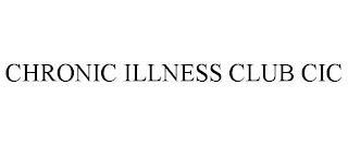 CHRONIC ILLNESS CLUB CIC trademark