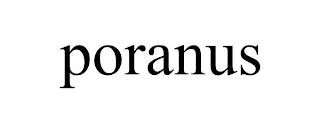 PORANUS trademark