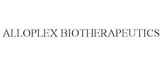 ALLOPLEX BIOTHERAPEUTICS trademark