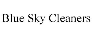 BLUE SKY CLEANERS trademark