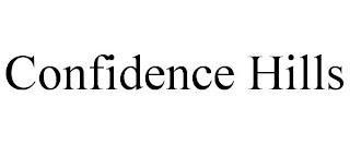 CONFIDENCE HILLS trademark