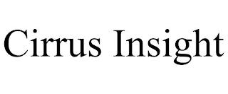 CIRRUS INSIGHT trademark