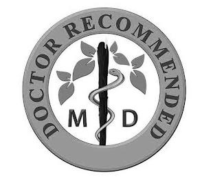 DOCTOR RECOMMENDED M D trademark