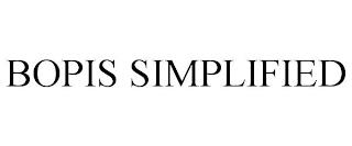 BOPIS SIMPLIFIED trademark