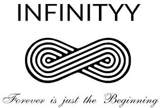 INFINITYY FOREVER IS JUST THE BEGINNING trademark