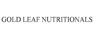 GOLD LEAF NUTRITIONALS trademark