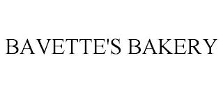 BAVETTE'S BAKERY trademark