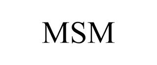 MSM trademark