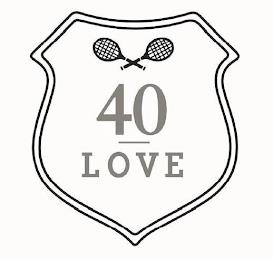 40 LOVE trademark