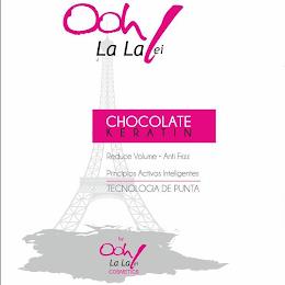 OOH LA LA LEI CHOCOLATE KERATIN REDUCE VOLUME · ANTI FRIZZ PRINCIPIOS ACTIVOS INTELIGENTES TECNOLOGIA DE PUNTA BY OOH LA LA LEI COSMETICS trademark