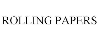 ROLLING PAPERS trademark