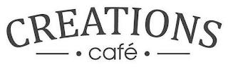 CREATIONS · CAFÉ · trademark