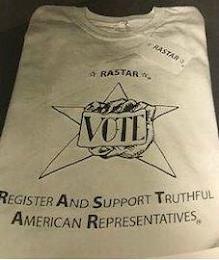 VOTE REGISTER AND SUPPORT TRUTHFUL AMERICAN REPRESENTATIVES trademark