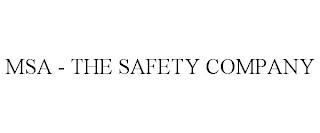 MSA - THE SAFETY COMPANY trademark