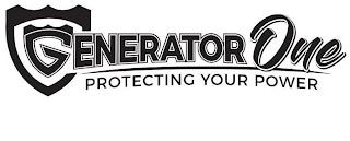 GENERATOR ONE PROTECTING YOUR POWER trademark