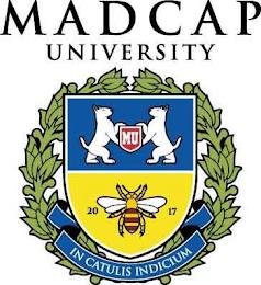 MADCAP UNIVERSITY MU IN CATULIS INDICIUM 2017 trademark