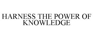 HARNESS THE POWER OF KNOWLEDGE trademark