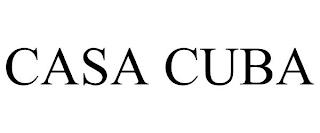 CASA CUBA trademark