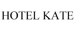 HOTEL KATE trademark