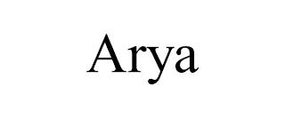 ARYA trademark