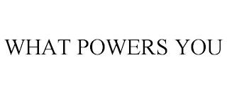 WHAT POWERS YOU trademark