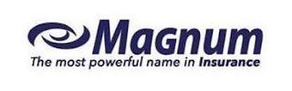 MAGNUM THE MOST POWERFUL NAME IN INSURANCE trademark