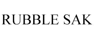 RUBBLE SAK trademark