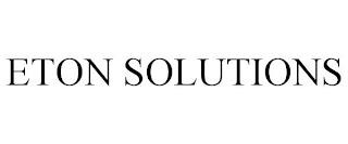 ETON SOLUTIONS trademark