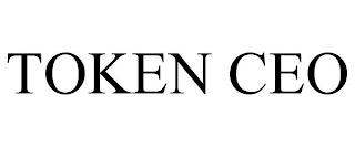 TOKEN CEO trademark