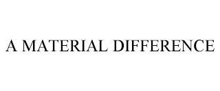 A MATERIAL DIFFERENCE trademark