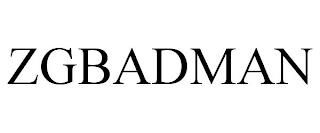 ZGBADMAN trademark