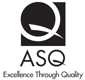 Q ASQ EXCELLENCE THROUGH QUALITY trademark