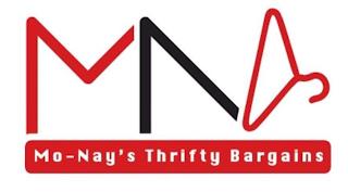 MN MO-NAY'S THRIFTY BARGAINS trademark