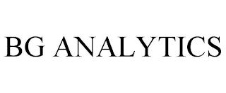 BG ANALYTICS trademark