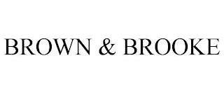 BROWN & BROOKE trademark