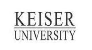 KEISER UNIVERSITY trademark