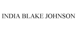 INDIA BLAKE JOHNSON trademark