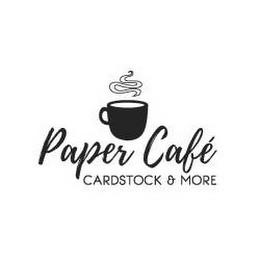 PAPER CAFÉ CARDSTOCK & MORE trademark