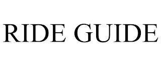 RIDE GUIDE trademark