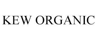 KEW ORGANIC trademark