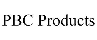 PBC PRODUCTS trademark