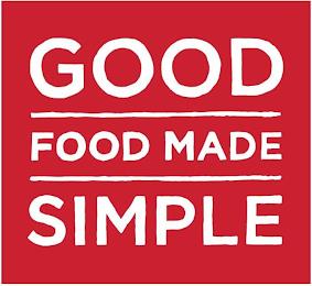 GOOD FOOD MADE SIMPLE trademark