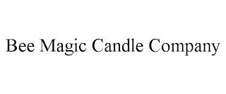 BEE MAGIC CANDLE COMPANY trademark