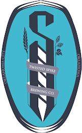 TWISTED SPIKE BREWING CO. OKLAHOMA CITY OKLAHOMA trademark