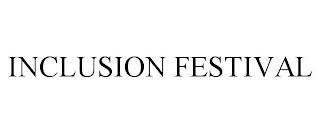 INCLUSION FESTIVAL trademark