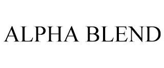 ALPHA BLEND trademark