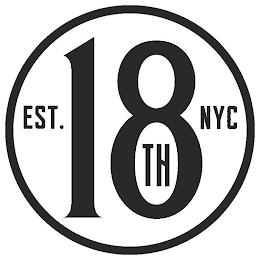 EST. 18TH NYC trademark